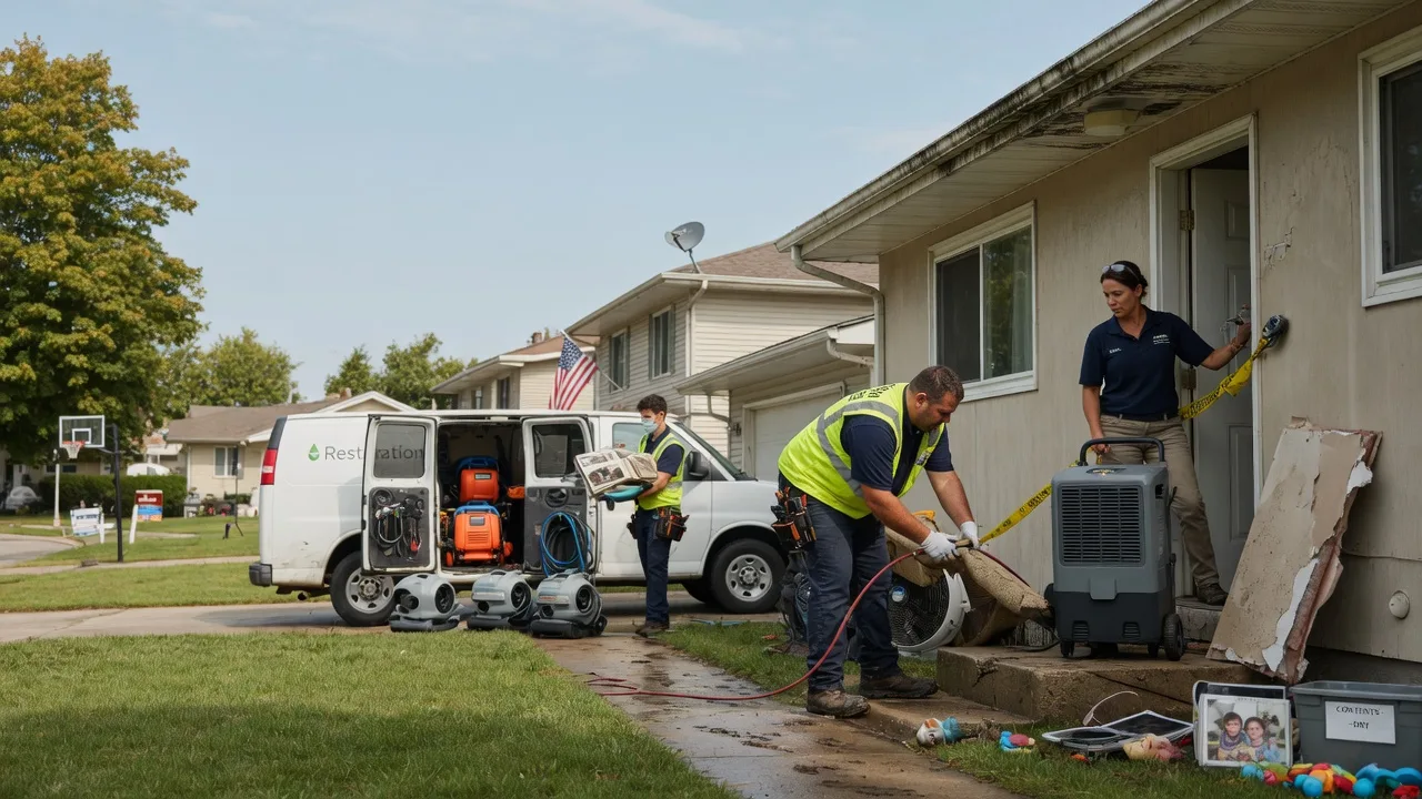 Water Damage Restoration in Sunman, IN near me